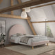 Lit 140x200 sommier inclus Vipack Moon Rose