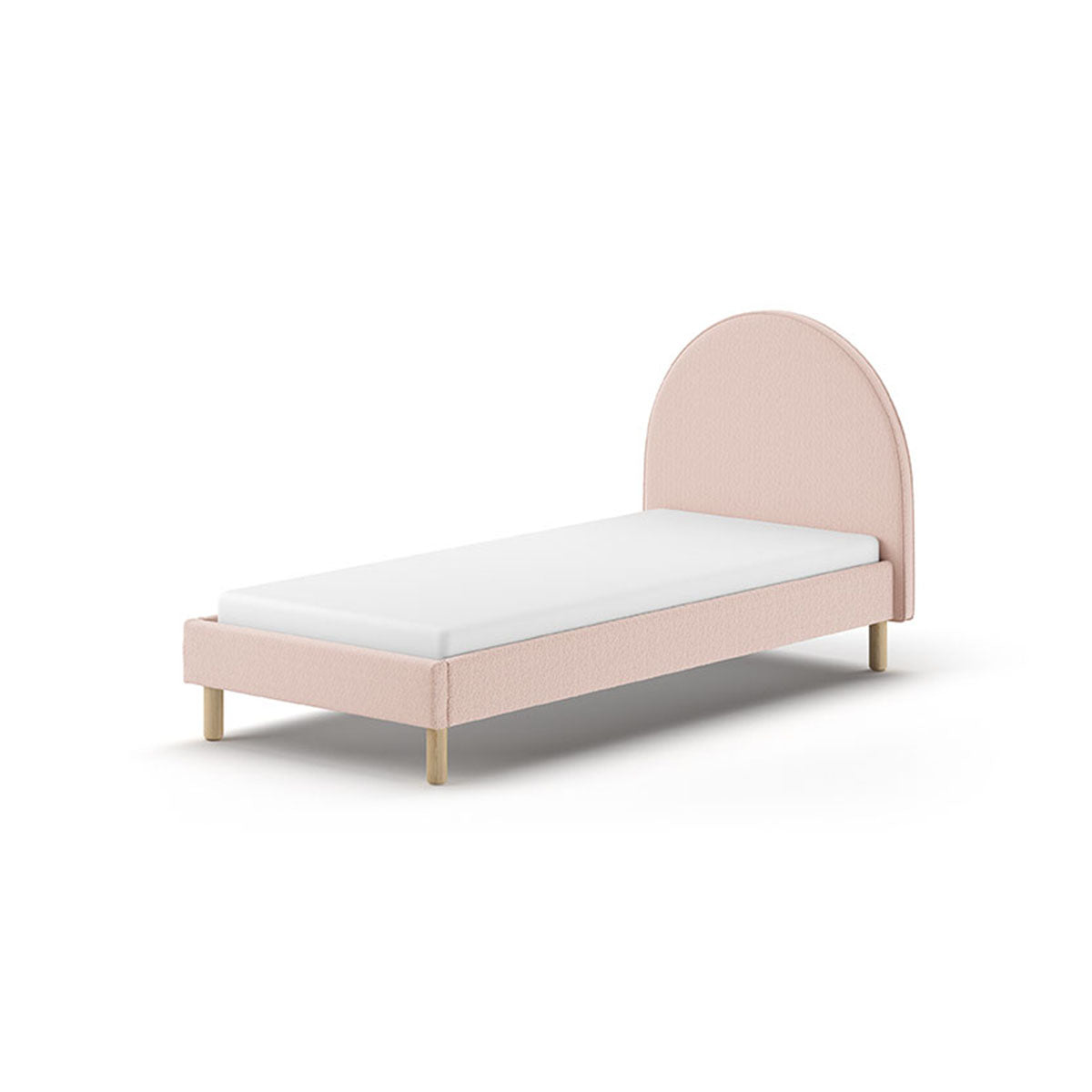 Lit 90x200 sommier inclus Vipack Moon Rose