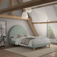 Lit 140x200 sommier inclus Vipack Moon Vert