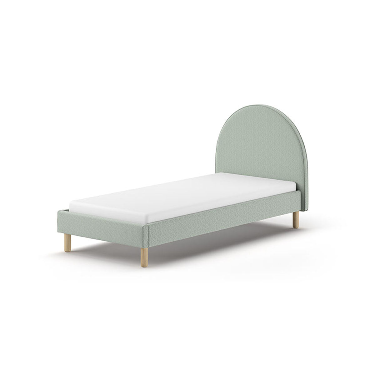 Lit 90x200 sommier inclus Vipack Moon Vert