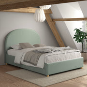 Lit coffre 140x200 sommier inclus Vipack Moon Vert - vue 6