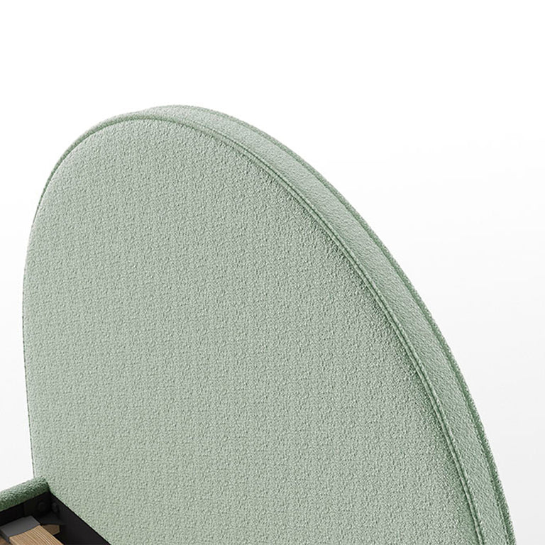 Lit coffre 90x200 sommier inclus Vipack Moon Vert - vue 3