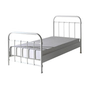 Lit 90x200 Sommier inclus Vipack New York - Blanc