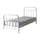 Lit 90x200 Sommier inclus Vipack New York - Blanc