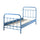 Lit 90x200 Sommier inclus Vipack New York - Bleu