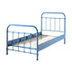 Lit 90x200 Sommier inclus Vipack New York - Bleu