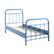 Lit 90x200 Sommier inclus Vipack New York - Bleu