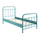 Lit 90x200 Sommier inclus Vipack New York - Menthe