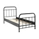 Lit 90x200 Sommier inclus Vipack New York - Noir