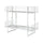 Lit Superposé 90x200 Sommier Inclus Vipack Oscar - Blanc