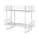 Lit Superposé 90x200 Sommier Inclus Vipack Oscar - Blanc
