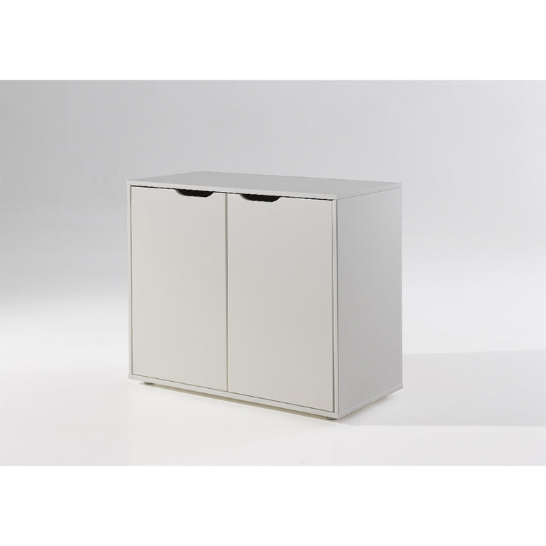 Commode 2 portes Vipack Pino - Blanc - vue 2