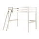 Lit Mezzanine 140x200 Sommier Inclus Vipack Pino - Blanc