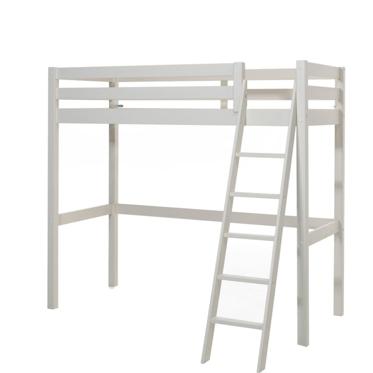Lit Mezzanine 90x200 Sommier Inclus Vipack Pino - Blanc