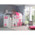 Lit Mi-Hauteur 90x200 Sommier Inclus et Housse Princesse Vipack Pino - Blanc
