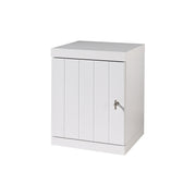 Chevet 1 porte Vipack Robin - Blanc