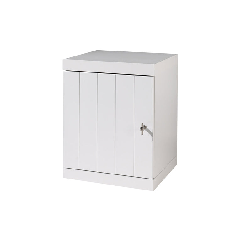 Chevet 1 porte Vipack Robin - Blanc
