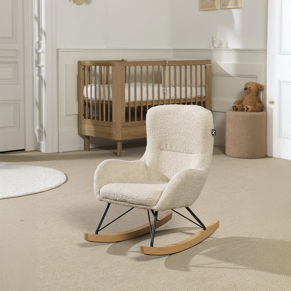 Mini fauteuil à bascule Vipack Rocky Beige - vue 3