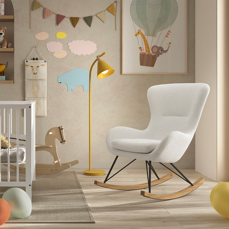 Fauteuil à bascule Vipack Rocky Blanc - vue 2