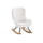 Mini fauteuil à bascule Vipack Rocky Blanc