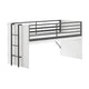 Lit mi-hauteur 90x200 sommier inclus Vipack Sam Blanc