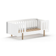 Lit banquette 70x140 sommier inclus Vipack Smile Blanc