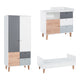 Chambre complète lit bébé évolutif - commode à langer - armoire Vox Concept Bois