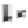 Commode 3 tiroirs et Armoire Vox Concept Noir