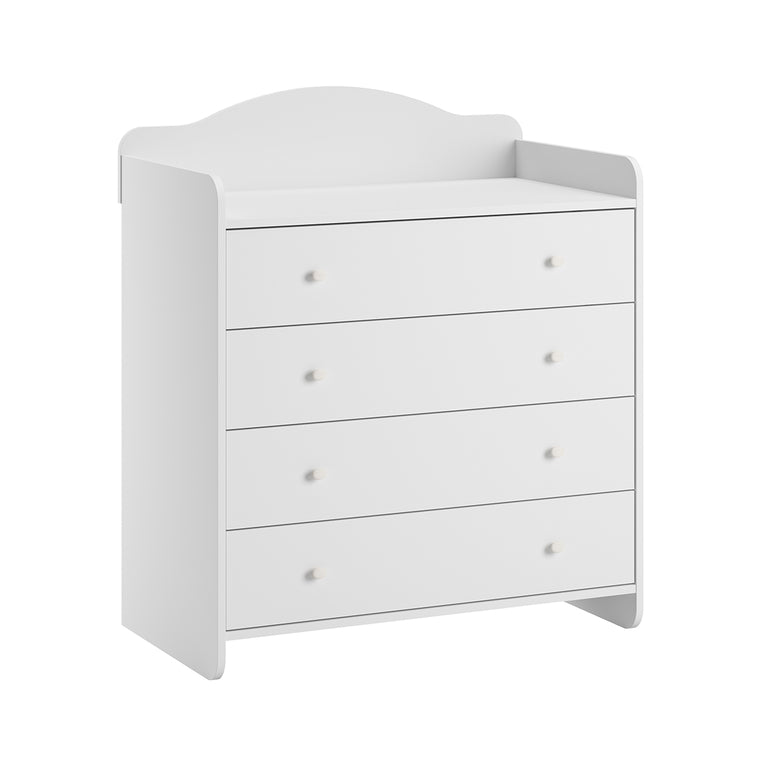 Lit évolutif 70x140 et commode à langer Vox Megeve Blanc - vue 3