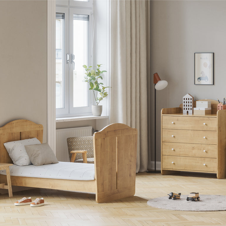Lit évolutif 70x140 et commode à langer Vox Megeve Bois - vue 5