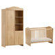Lit bébé 60x120 et armoire 2 portes Vox Megeve Bois