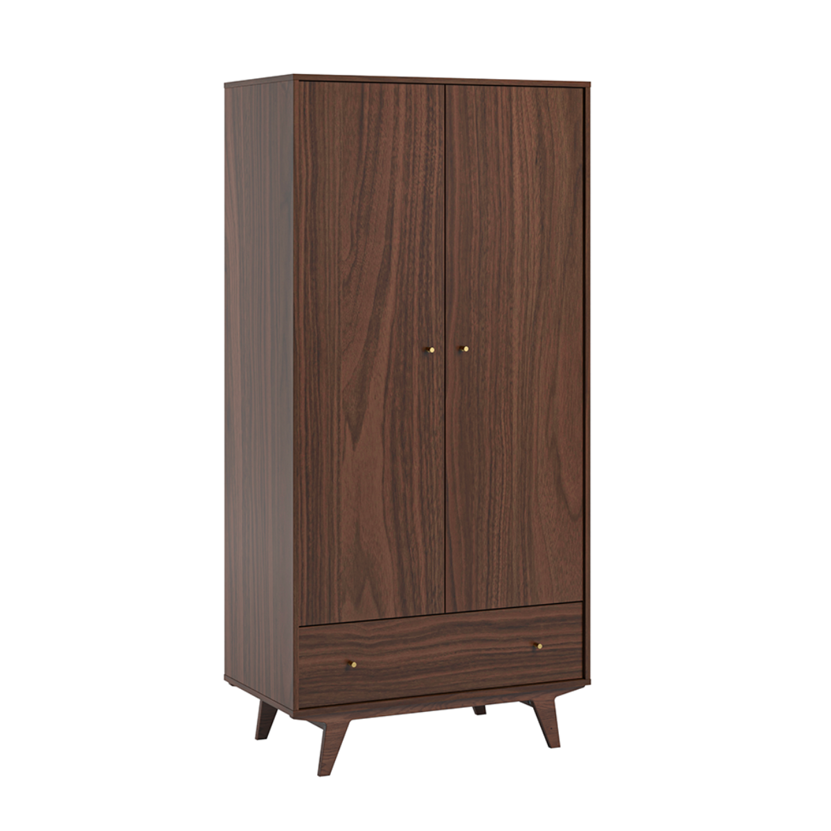 Armoire 2 portes 1 tiroir Vox Mid - Bois