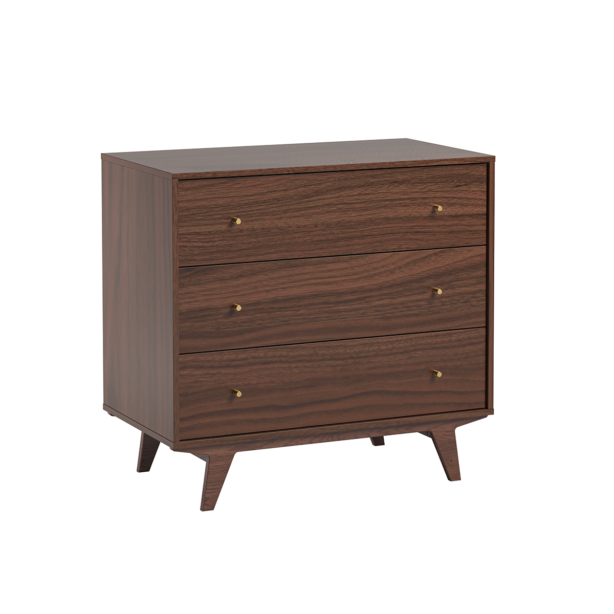 Lit évolutif 70x140 et commode 3 tiroirs Vox Mid - Bois - vue 5