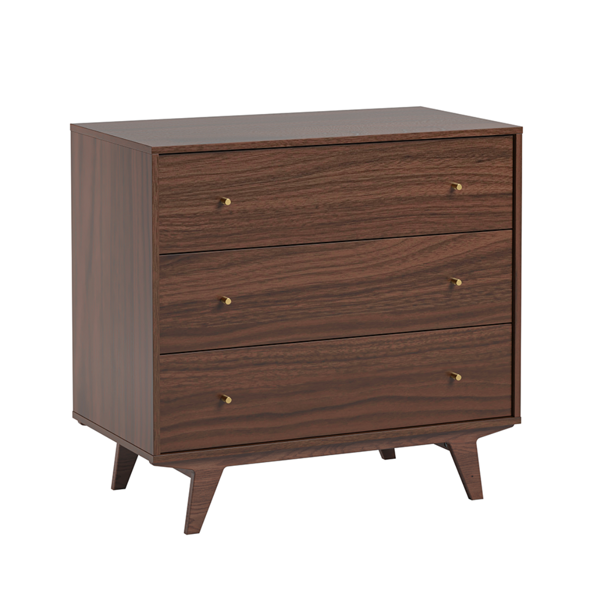 Commode 3 tiroirs Vox Mid - Bois