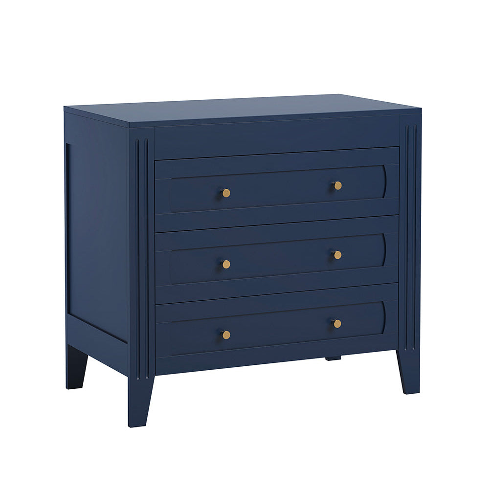 Commode 3 tiroirs Vox Milenne Bleu