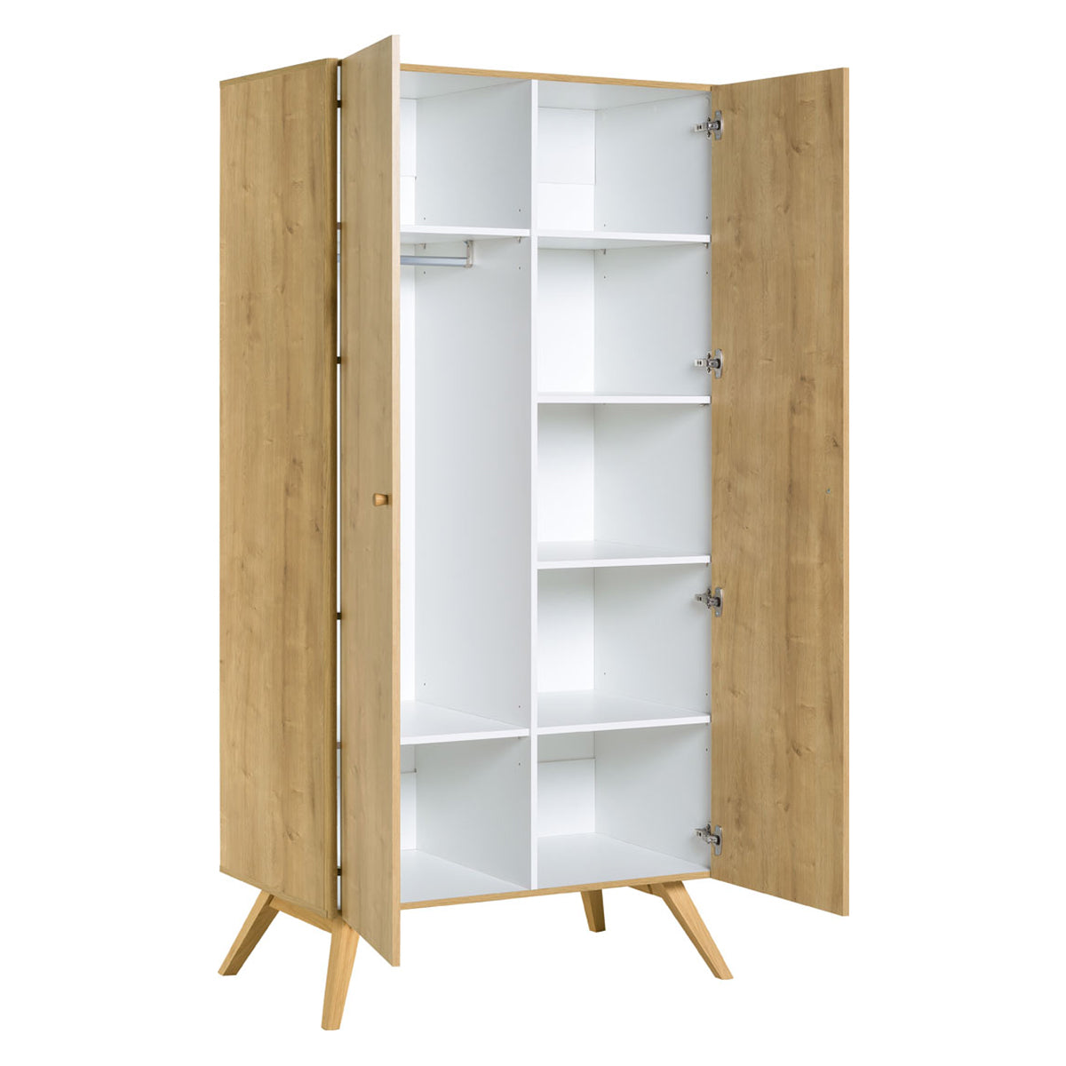 Armoire 2 portes Vox Nature Bois - vue 2