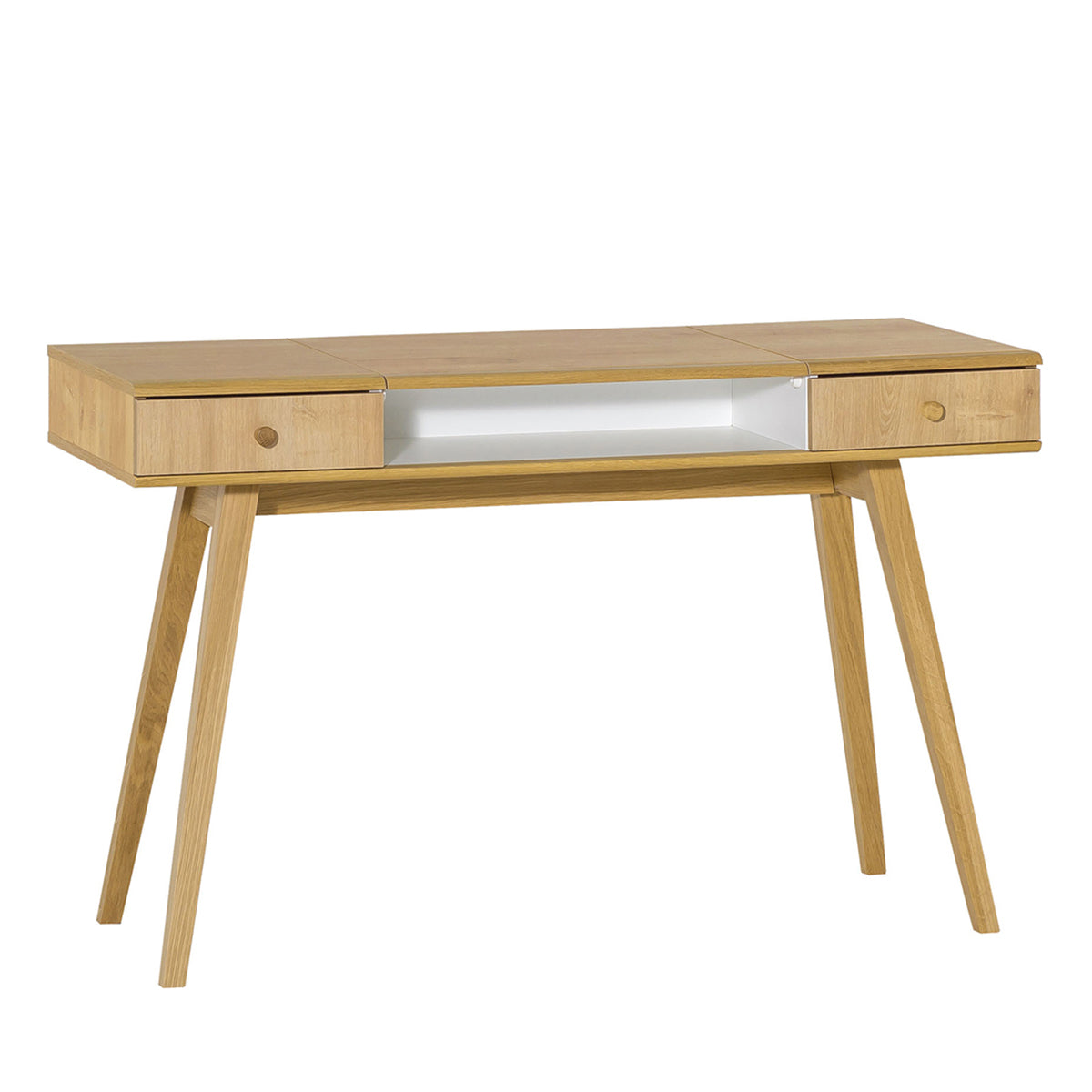 Coiffeuse bureau avec miroir Vox Nature Bois - vue 2