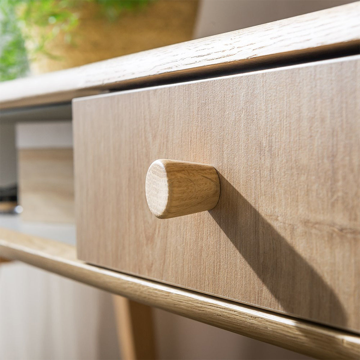 Coiffeuse bureau avec miroir Vox Nature Bois - vue 6