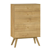 Commode 5 tiroirs Vox Nature Bois
