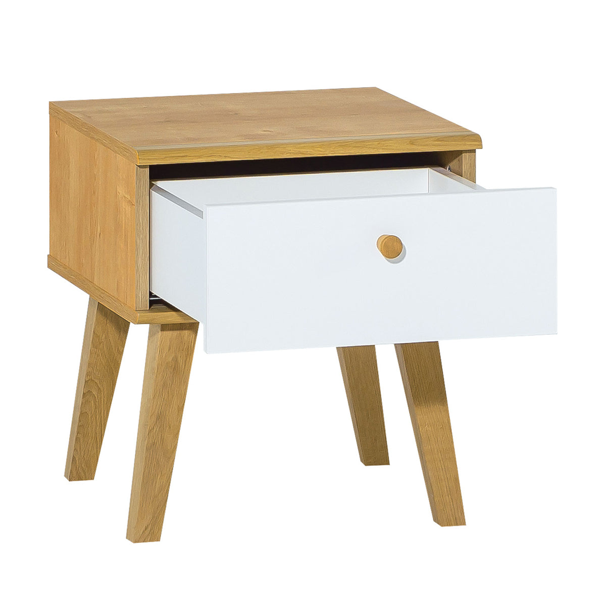 Table de chevet Vox Nature Blanc - vue 2