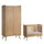 Lit bébé et armoire 2 portes Vox Vintage Bois