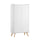 Armoire 2 portes Vox Vintage Blanc et Bois
