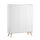 Armoire 3 portes Vox Vintage Blanc et Bois