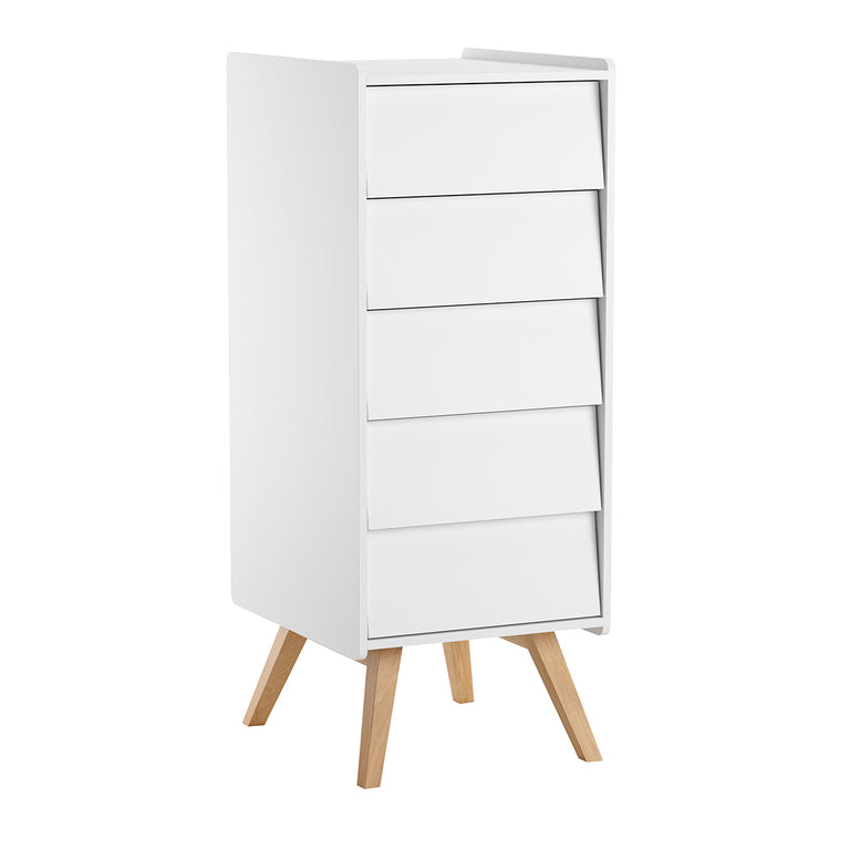 Chiffonnier Vox Vintage Blanc et Bois
