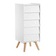 Chiffonnier Vox Vintage Blanc et Bois