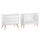Lit bébé 60x120 et commode 3 tiroirs Vox Vintage Blanc et Bois