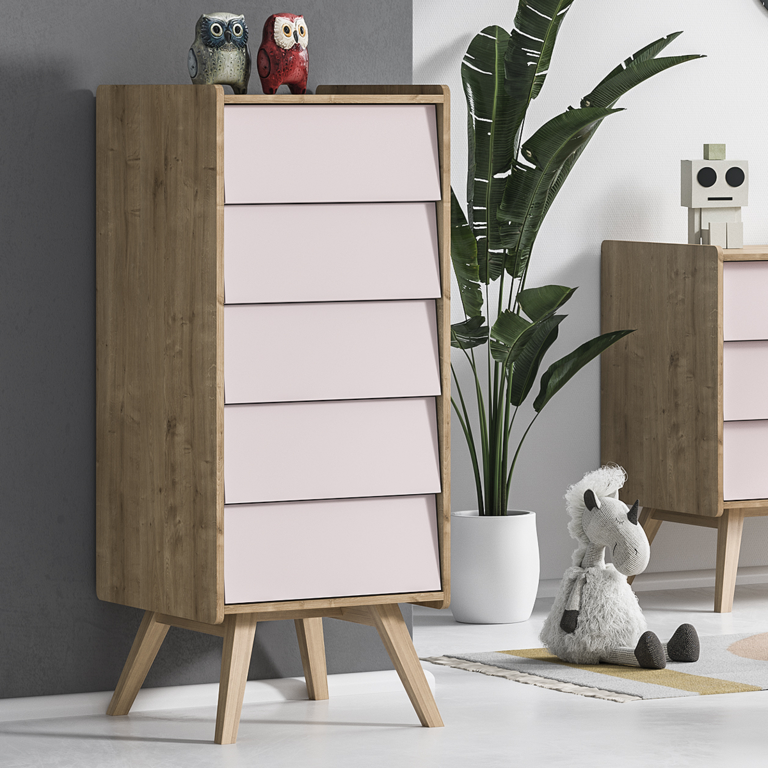 Chiffonnier Vox Vintage Bois Rose - vue 3