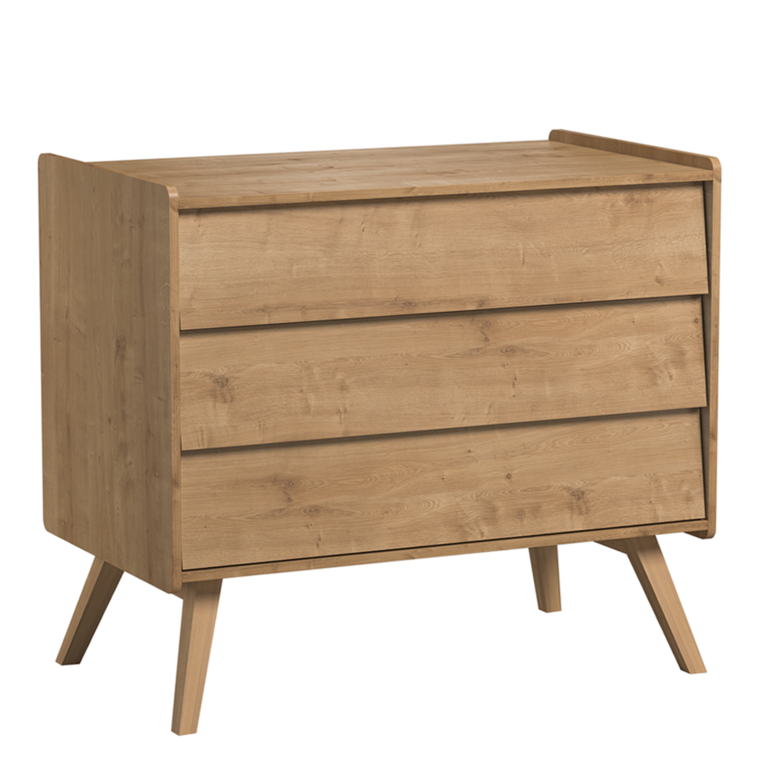 Lit bébé et Commode à langer Vox Vintage Bois - vue 3