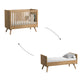 Lit bébé évolutif Vox Vintage Bois
