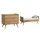 Lit bébé évolutif et Commode à langer Vox Vintage Bois